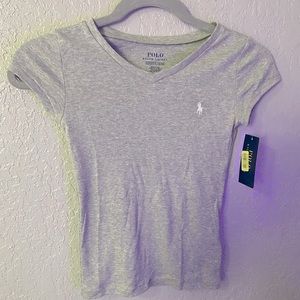 Light Gray Polo V Neck Size Childs (7)